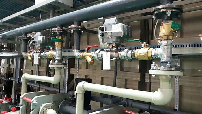 螺纹式电动V型球阀在铝箔行业中的应用 3 14023U351 1