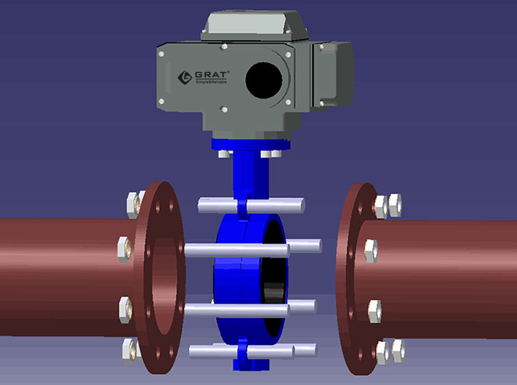 对夹电动蝶阀 3 1F9332c1 1