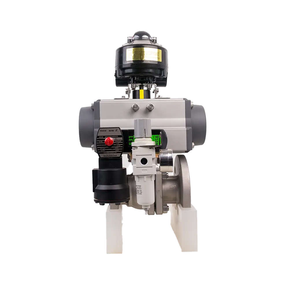 气动法兰球阀 2 气动法兰球阀1