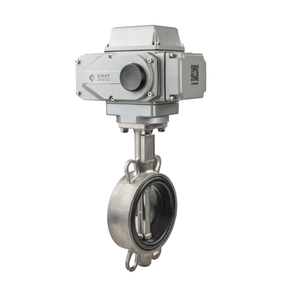 电动对夹蝶阀4 电动对夹蝶阀4