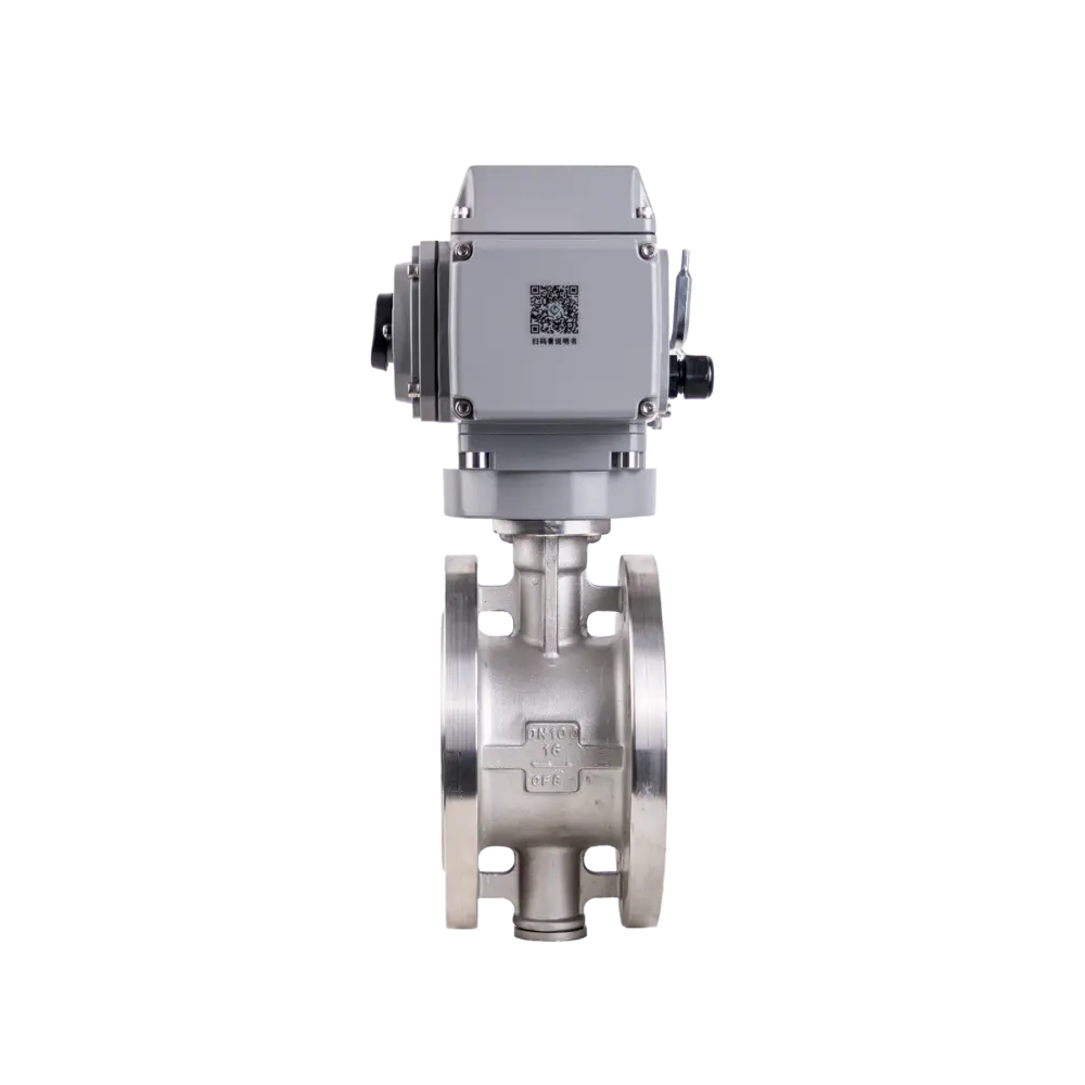 电动硬密封法兰蝶阀1 电动硬密封法兰蝶阀1