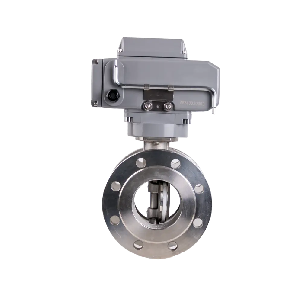 电动硬密封法兰蝶阀2 电动硬密封法兰蝶阀2