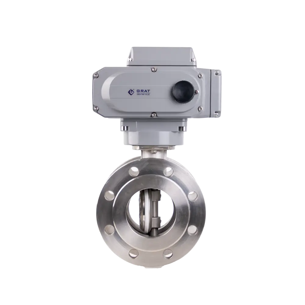 电动硬密封法兰蝶阀3 电动硬密封法兰蝶阀3