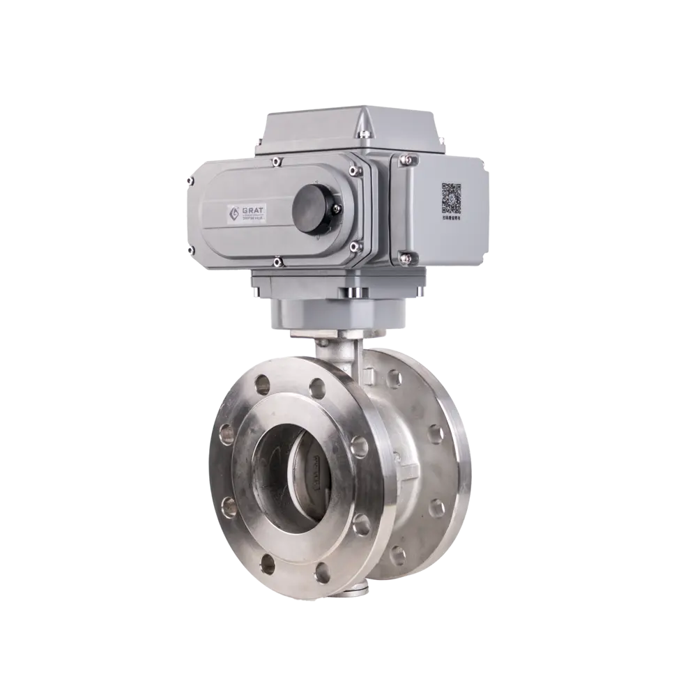 电动硬密封法兰蝶阀4 电动硬密封法兰蝶阀4