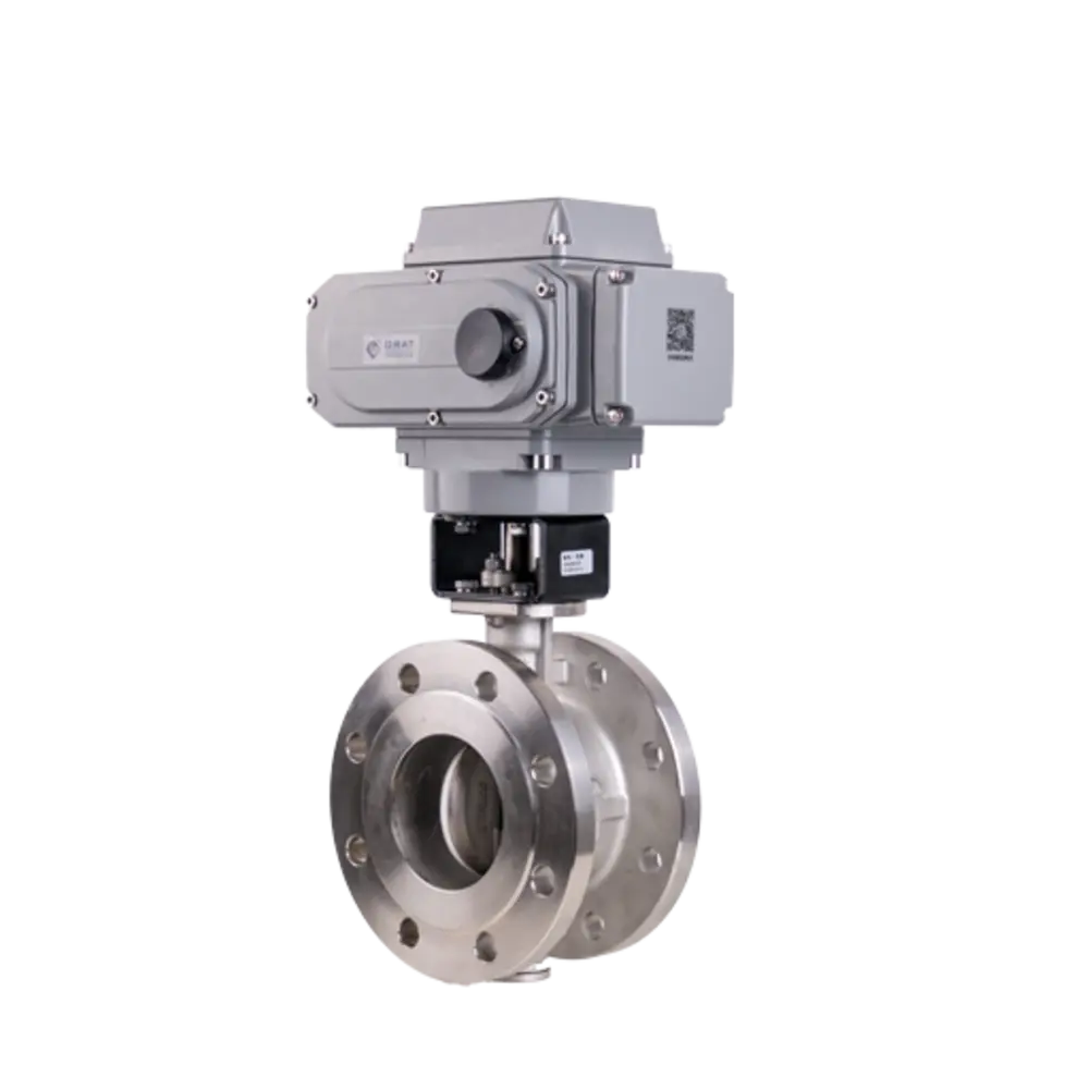 电动硬密封蝶阀 1 电动硬密封蝶阀左侧