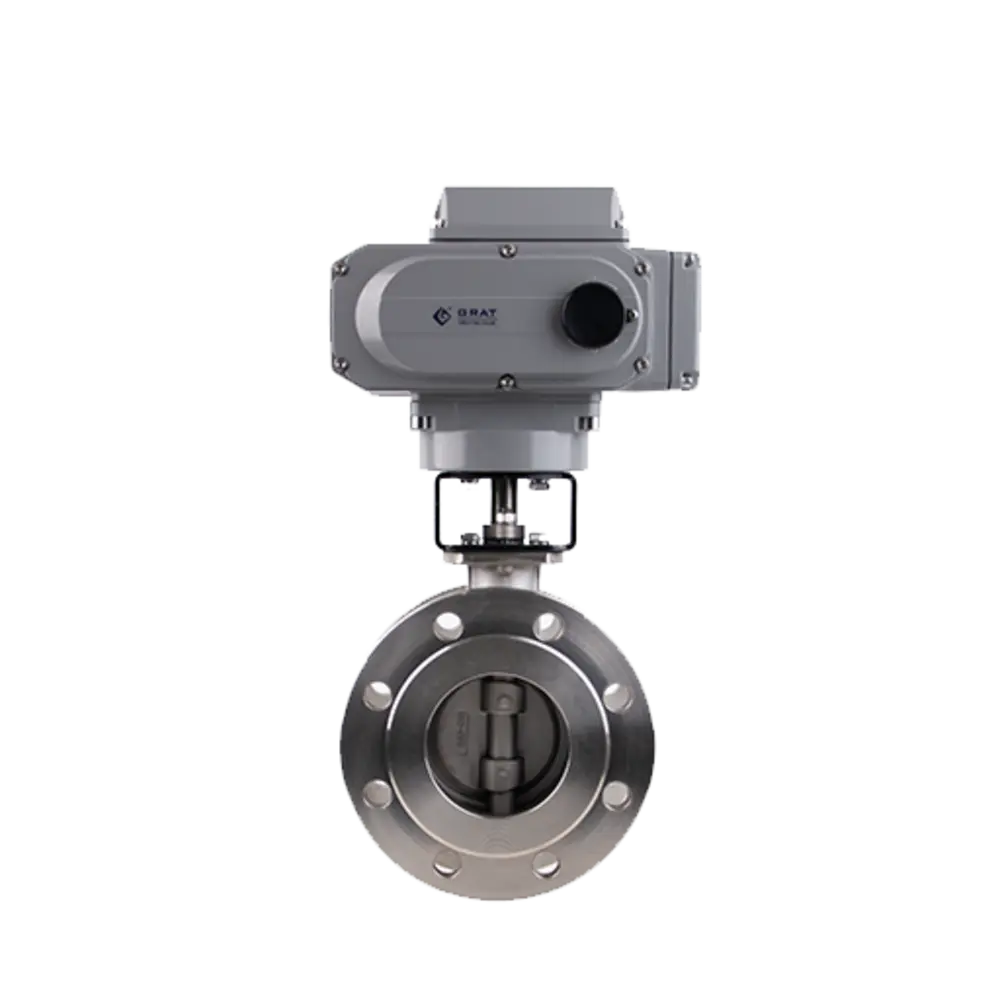 电动硬密封蝶阀 2 电动硬密封蝶阀正面