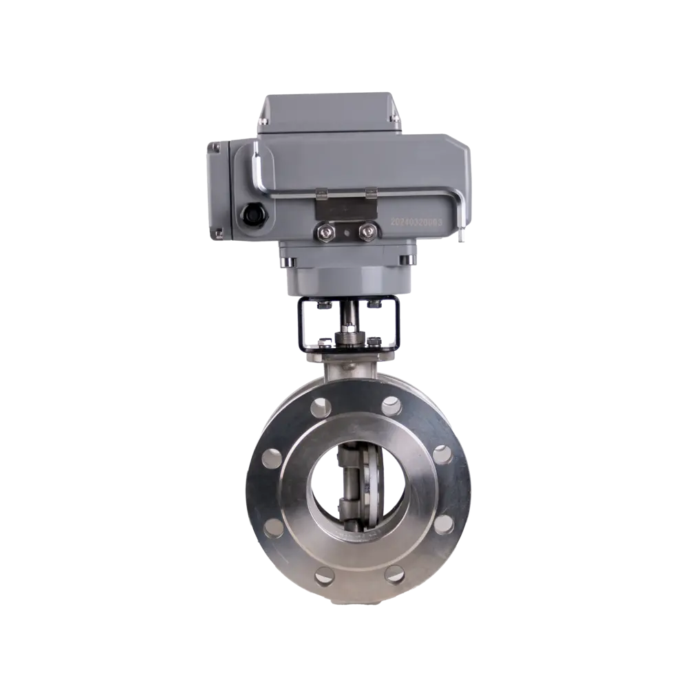 电动硬密封蝶阀 4 电动硬密封蝶阀背面