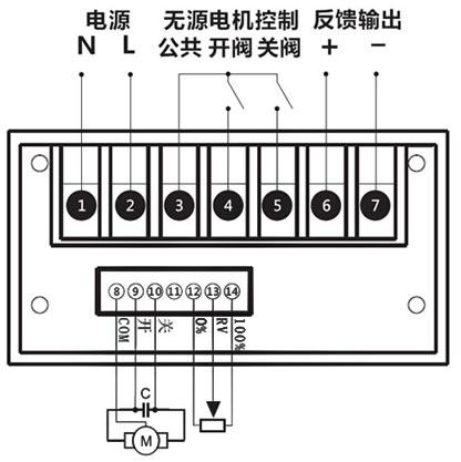 KZQ08-3B-P 电动执行器位置发送器接线图 KZQ08-3B-P 电动执行器位置发送器接线图