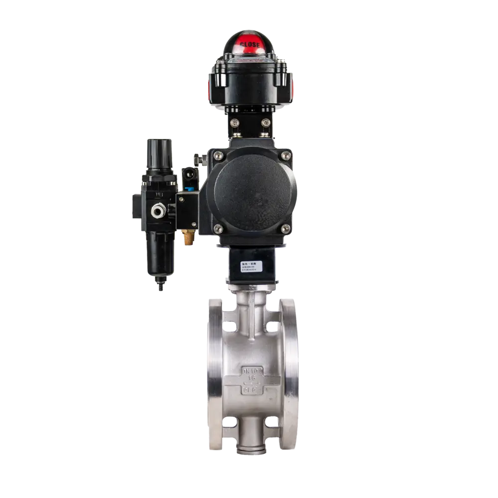 气动硬密封蝶阀 3 气动硬密封法兰蝶阀2