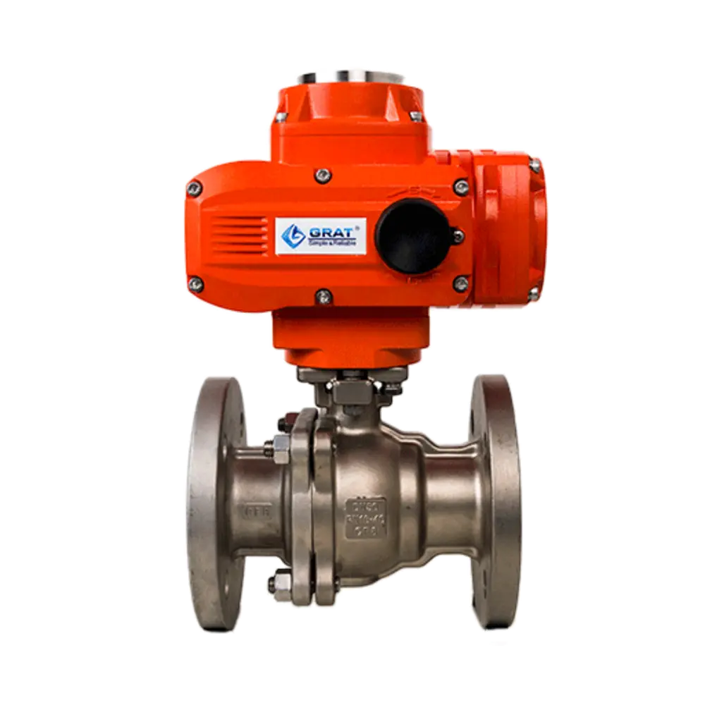 防爆电动法兰球阀 2 防爆电动法兰球阀4