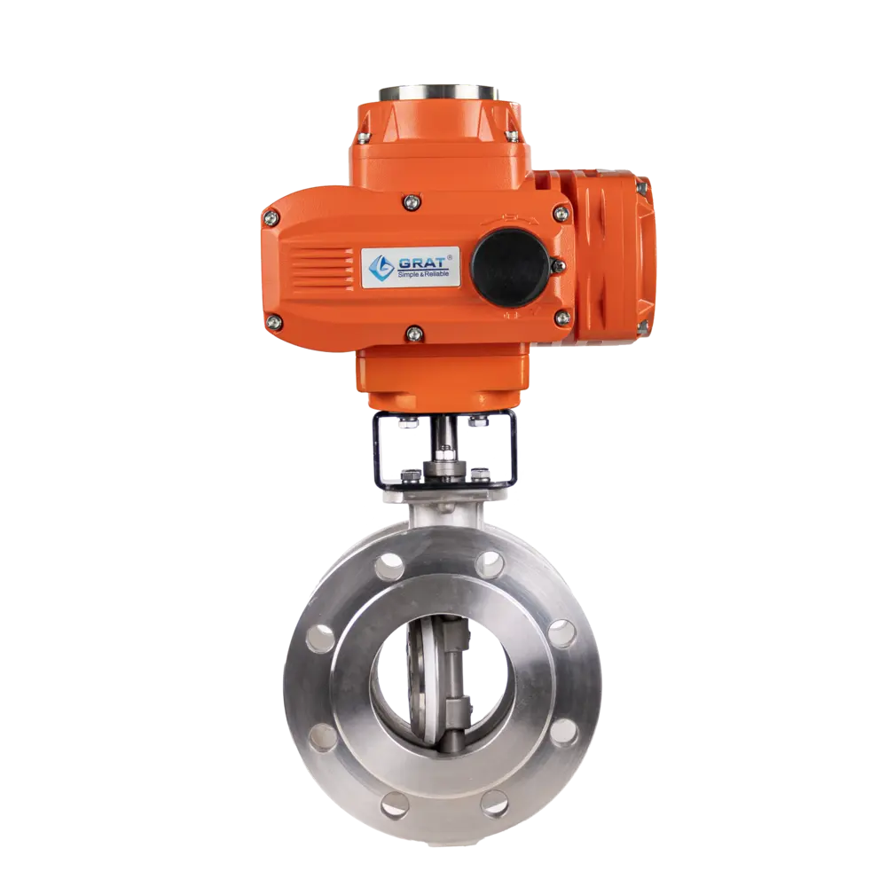 防爆硬密封蝶阀 2 防爆电动硬密封法兰蝶阀1