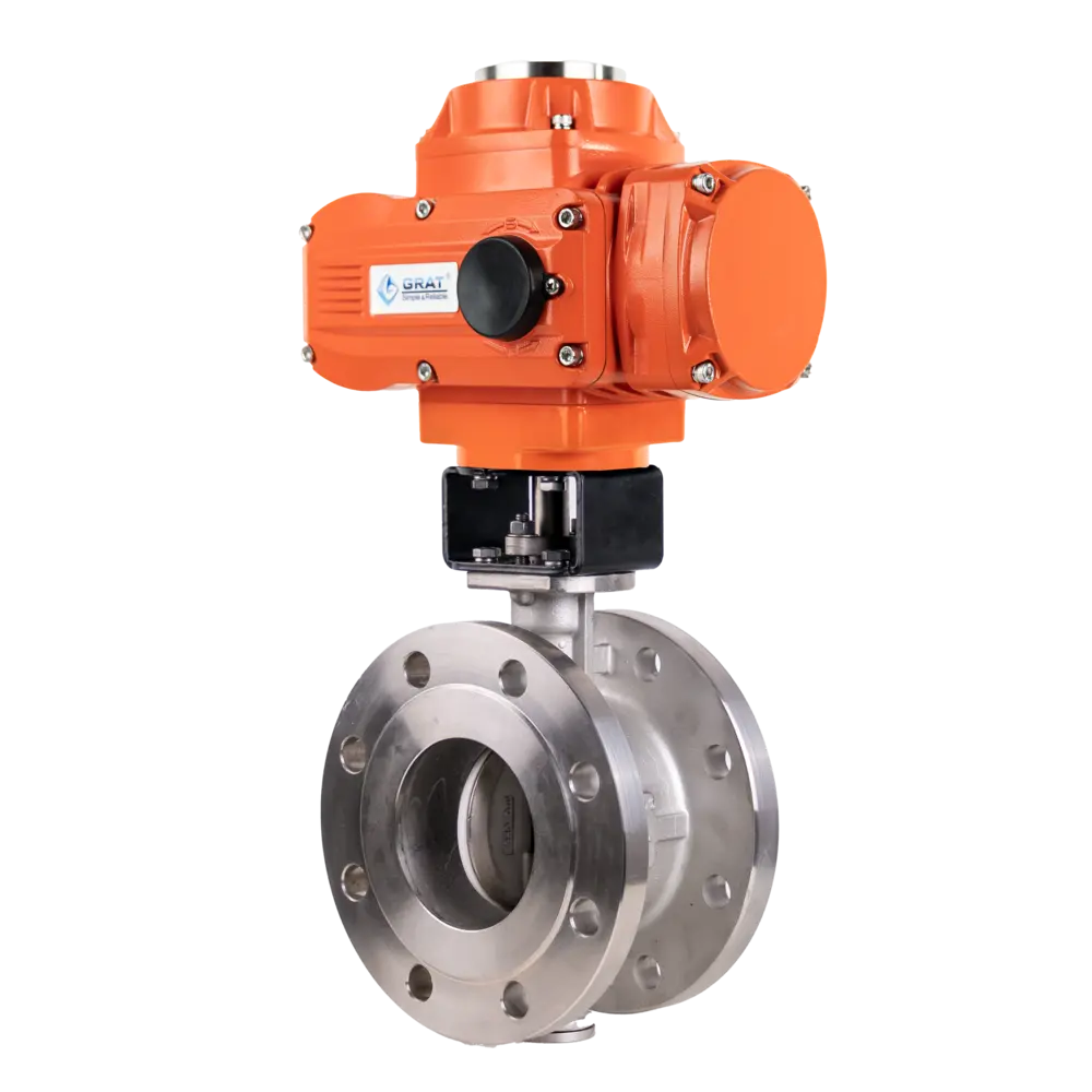 防爆电动硬密封蝶阀 1 防爆硬密封蝶阀 2