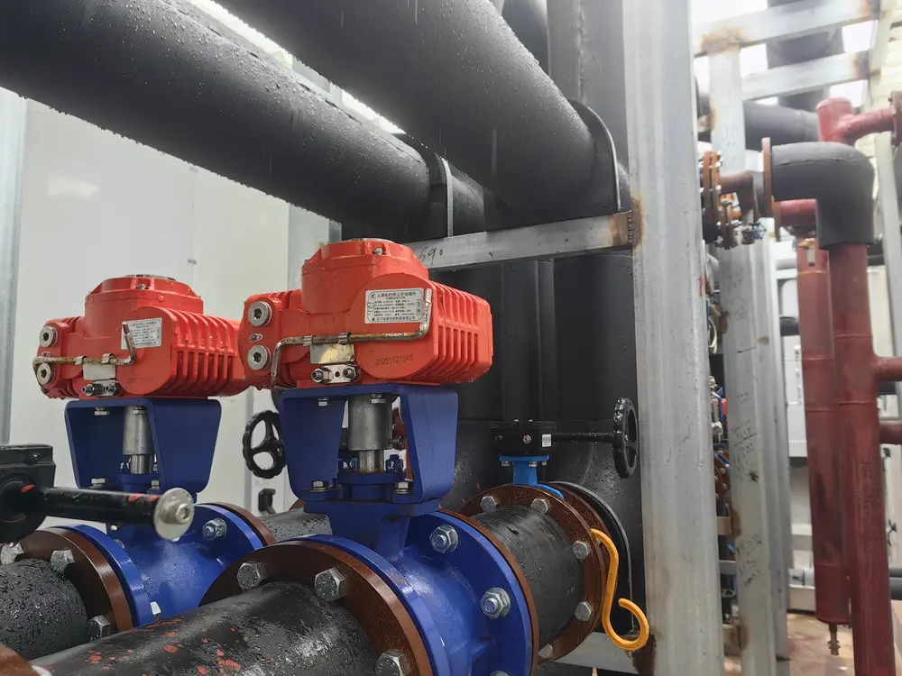 防爆电动固定球V型调节阀在空调回水系统中的应用 3 防爆电动固定球V型调节阀在空调回水系统中的应用2