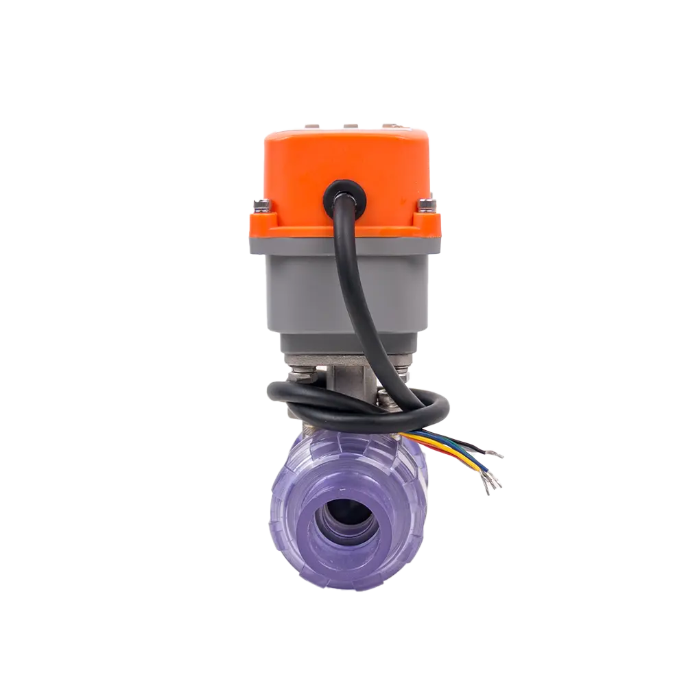 Clear UPVC Electric Valve 3 Clear UPVC Electric Valve 3