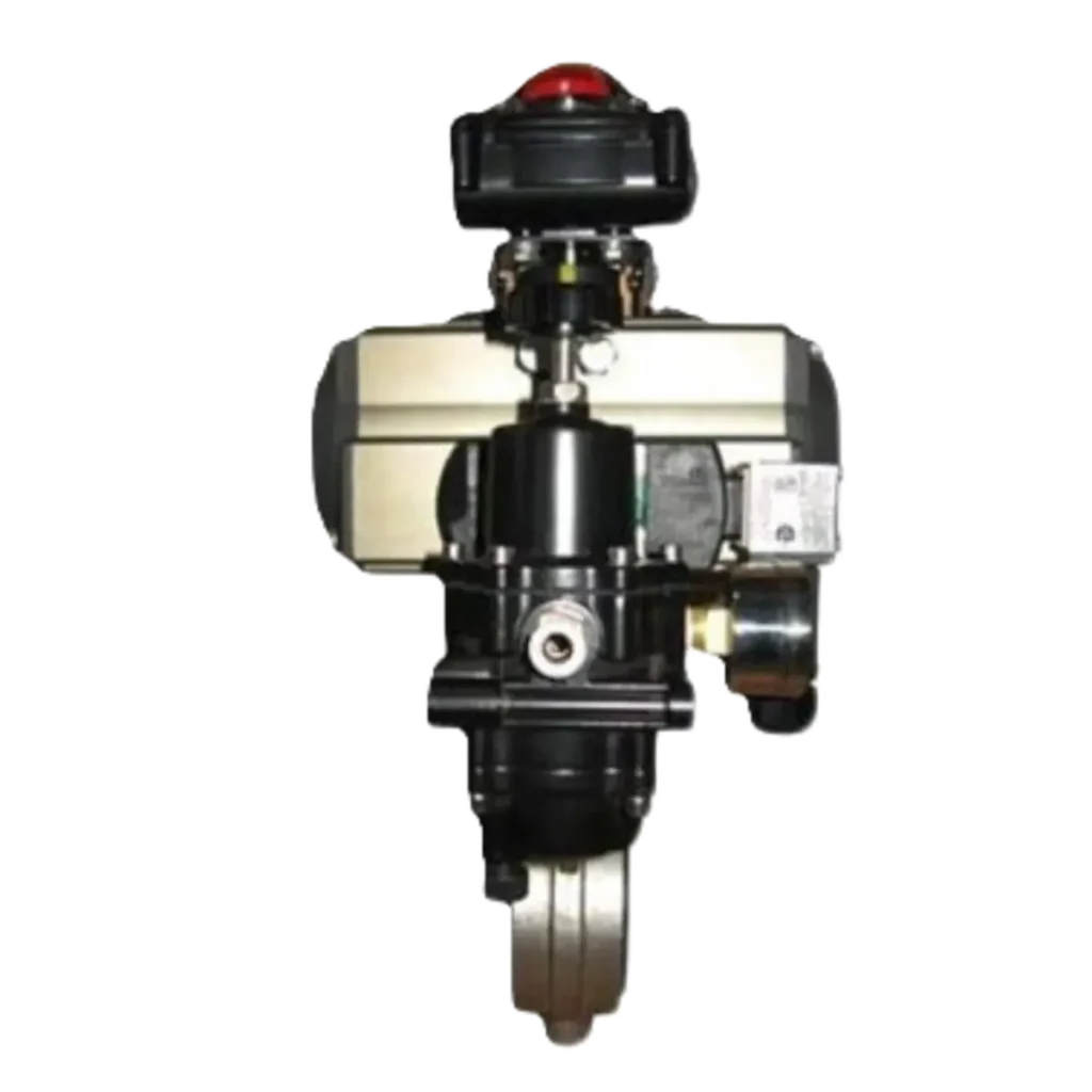 Explosion-Proof Stainless Steel Pneumatic Butterfly Valve Explosion Proof Stainless Steel Pneumatic Butterfly Valve