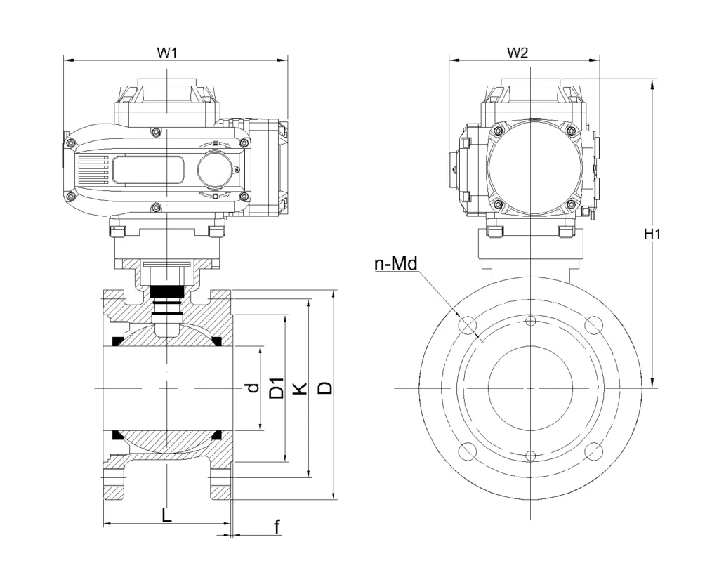 Explosion-proof Electric Ball Valve Explosion proof Electric Ball Valve 7