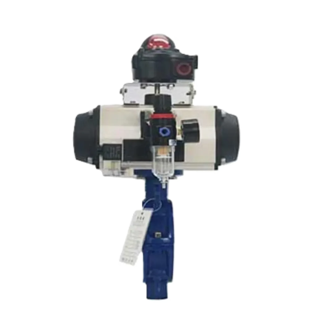 Fluorine-Lined Pneumatic Butterfly Valve-4 Fluorine Lined Pneumatic Butterfly Valve 4