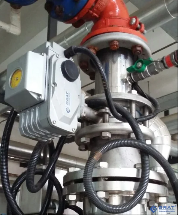 GRAT_Short_Flange_Ball_Valve_Water_Application1 GRAT Short Flange Ball Valve Water Application