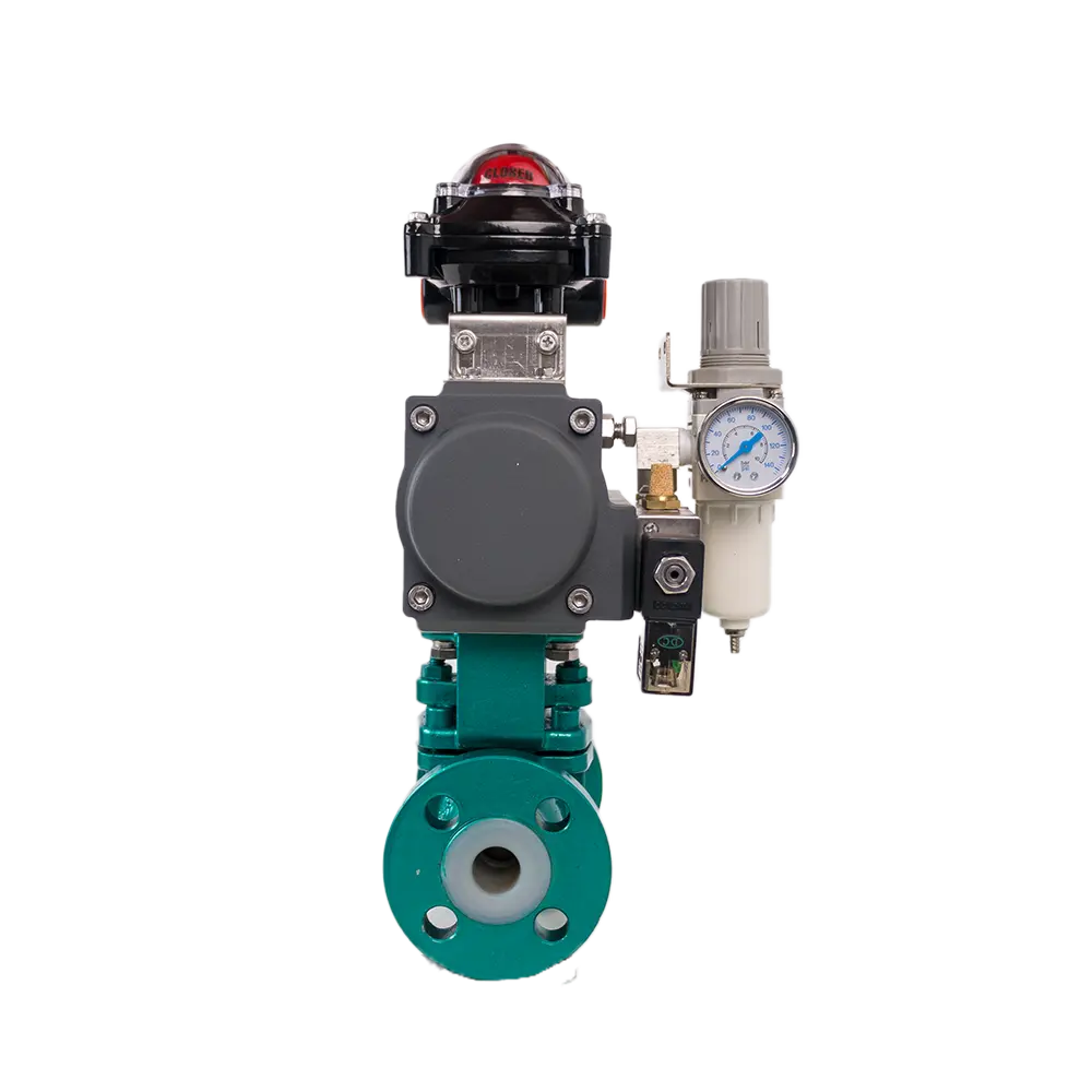 PTFE-Lined Pneumatic Ball Valve-4 PTFE Lined Pneumatic Ball Valve 4