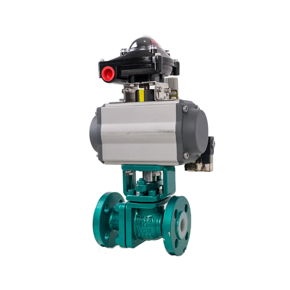 PTFE-Lined Pneumatic Ball Valve-5 PTFE Lined Pneumatic Ball Valve 5