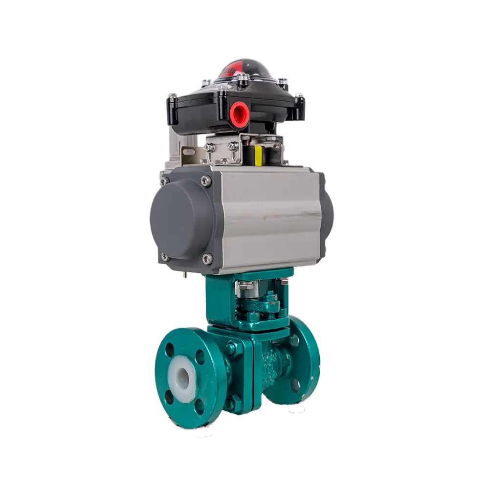 PTFE-Lined Pneumatic Ball Valve-6 PTFE Lined Pneumatic Ball Valve 6