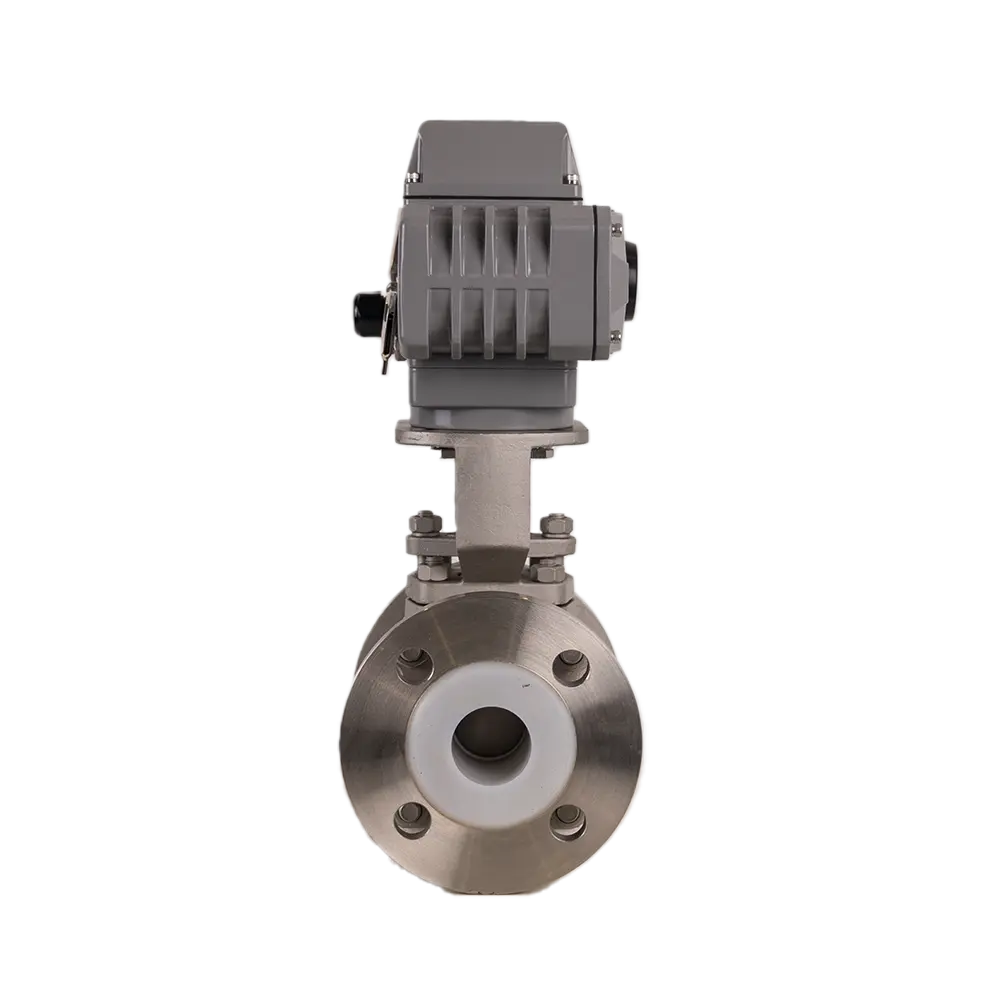 PTFEPFA-Lined Electric Ball Valve-3 PTFEPFA Lined Electric Ball Valve 3 1