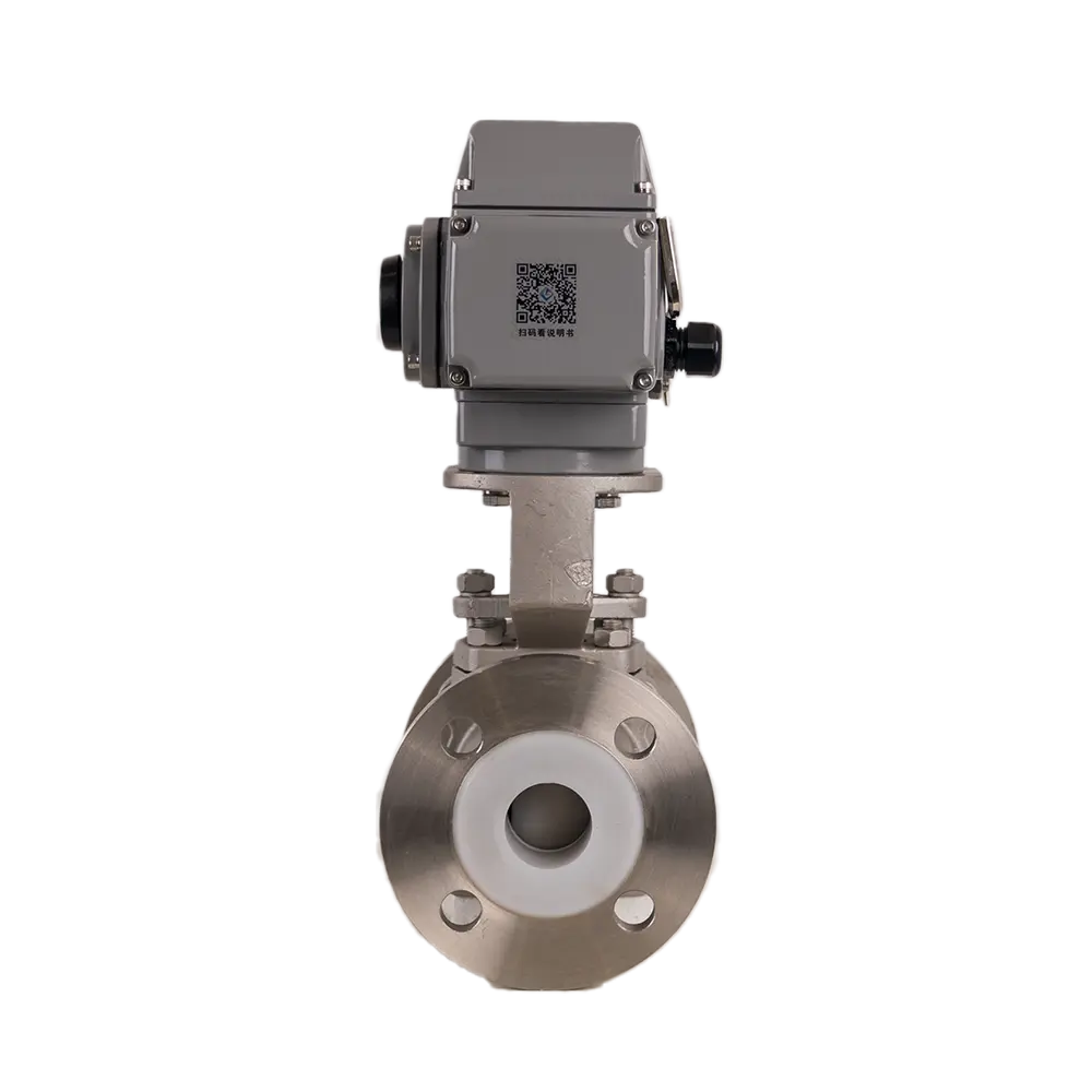 PTFEPFA-Lined Electric Ball Valve-4 PTFEPFA Lined Electric Ball Valve 4 1