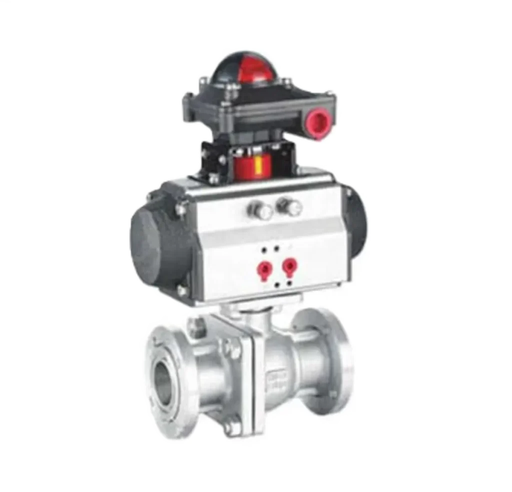 Pneumatic Vacuum V-Port Ball Valve Pneumatic Vacuum V Port Ball Valve