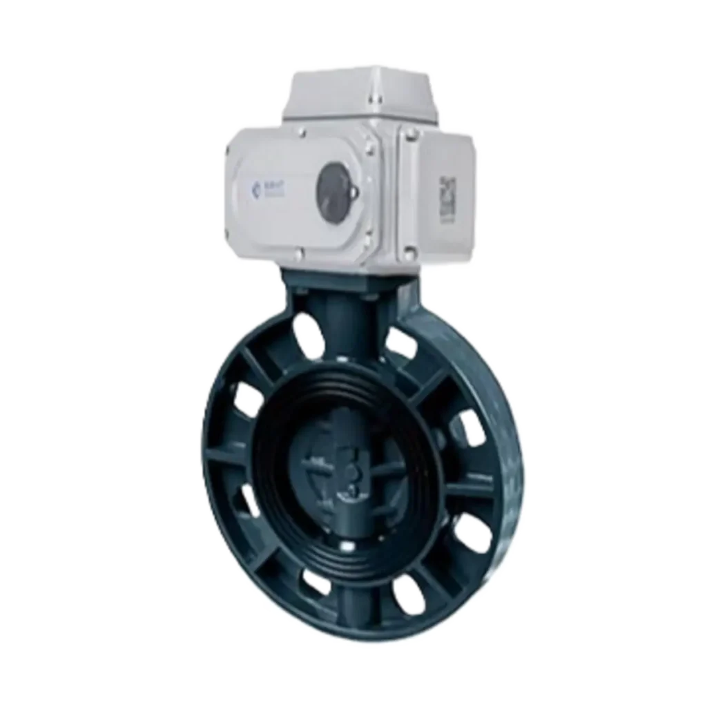 UPVC Electric Butterfly Valve UPVC Electric Butterfly Valve 1