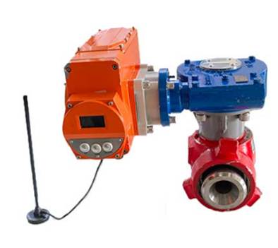 远程遥控高压旋塞阀 远程遥控高压旋塞阀