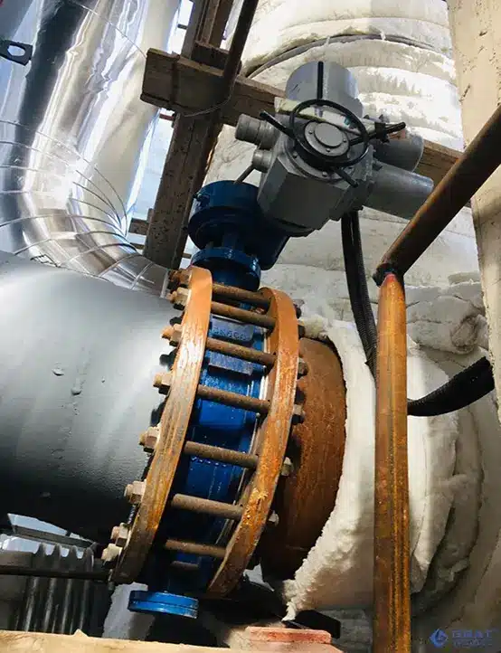 GRAT 硬密封电动调节蝶阀在脱硫行业中的应用案例 2 图片2